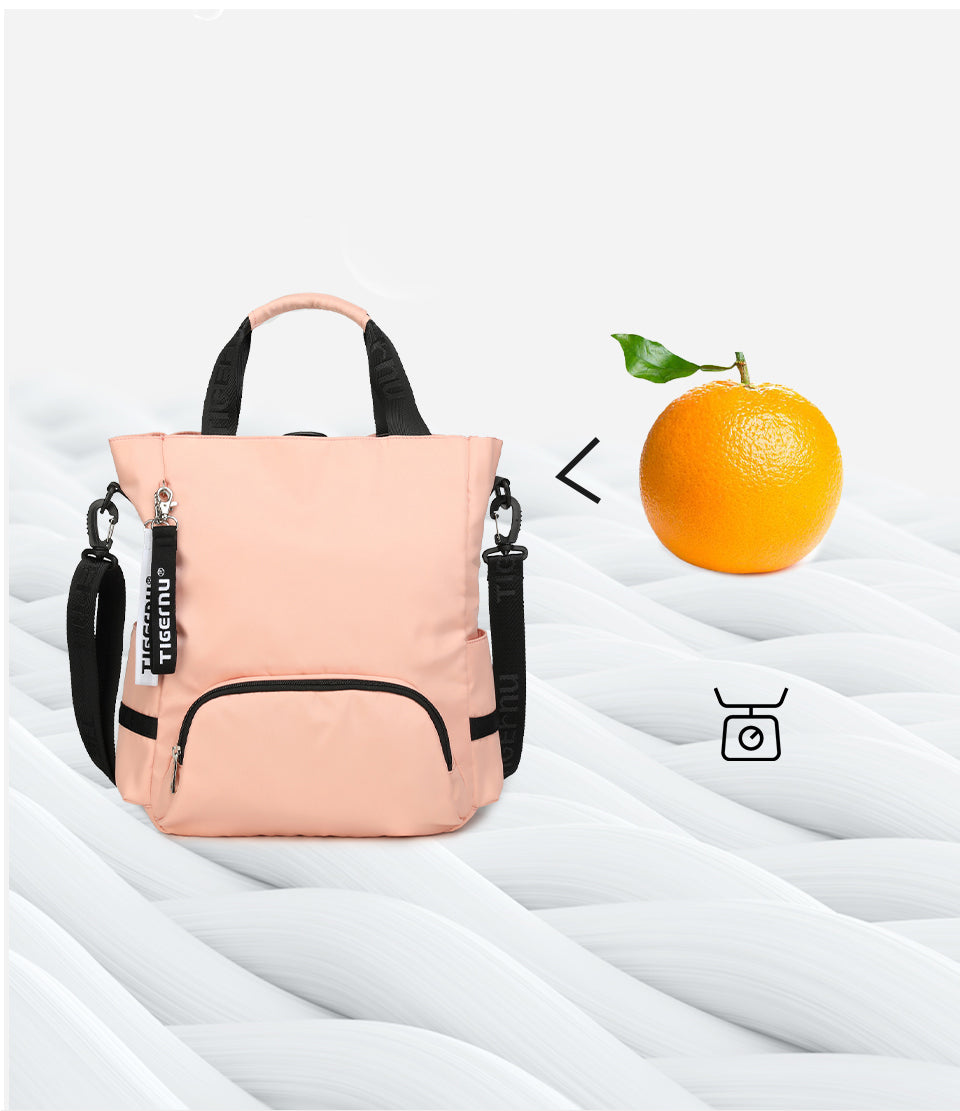 Tigernu Minimalist 14 Inch Laptop Nylon Fashionable Daily Commuting Outdoor Hiking Travel School Women's Backpack Laptop Backpack