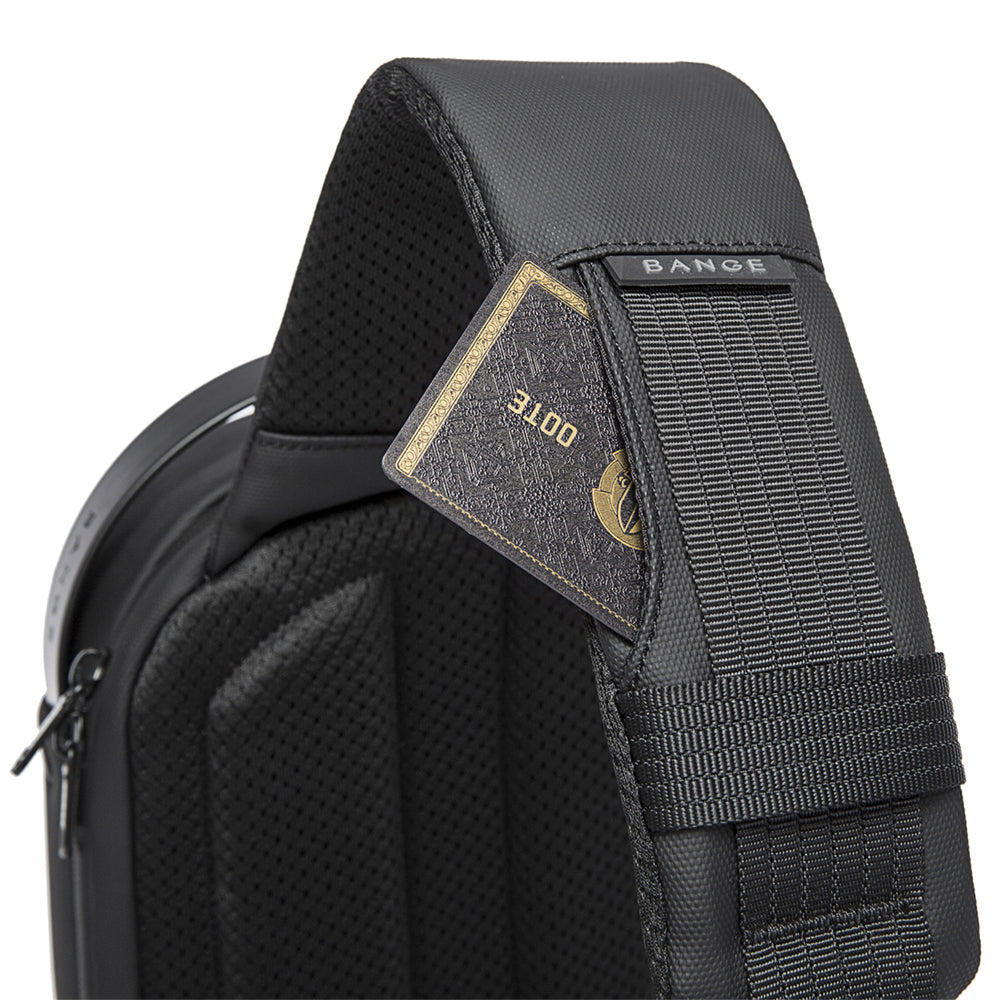 BANGE usb men travel outdoor waterproof portable men small shoulder crossbody sling bag crossbody sling bag