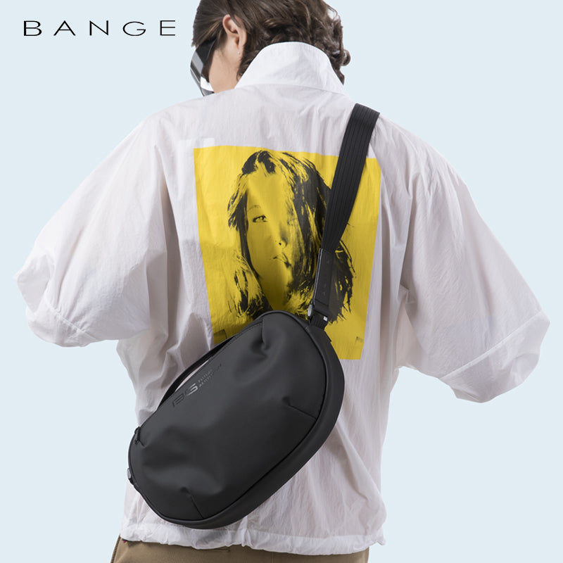 crossbody stylish korean chest sling bag shoulder anti theft customize men compact sling bag