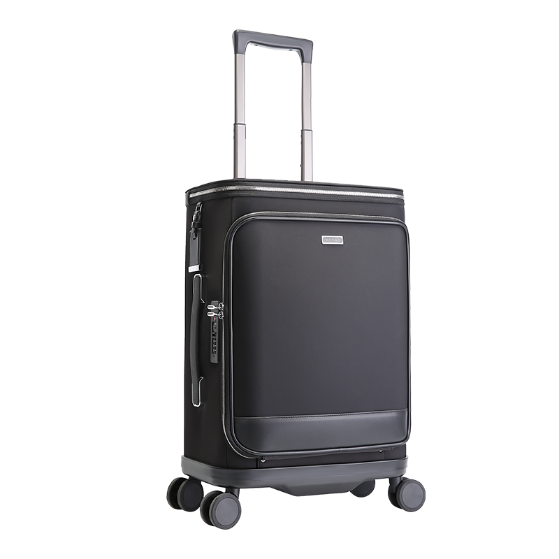 ANGE Unisex 360 Degree Silent Glide Wheels TSA Lock Premium 20inch Carry on Multifunction Travel Luggage
