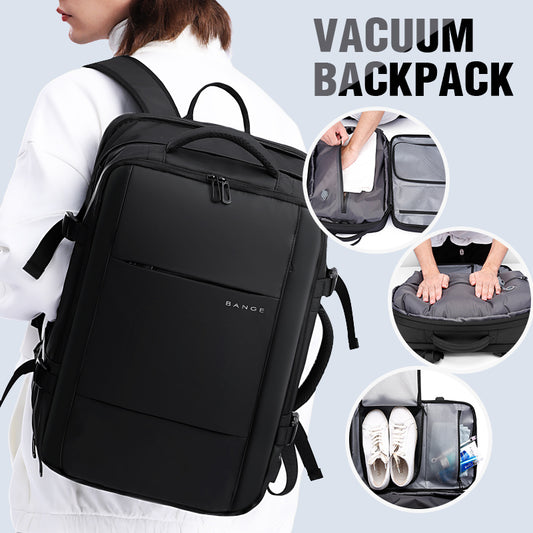 new arrival wholesale TSA lock waterproof men vacuum compression laptop backpack