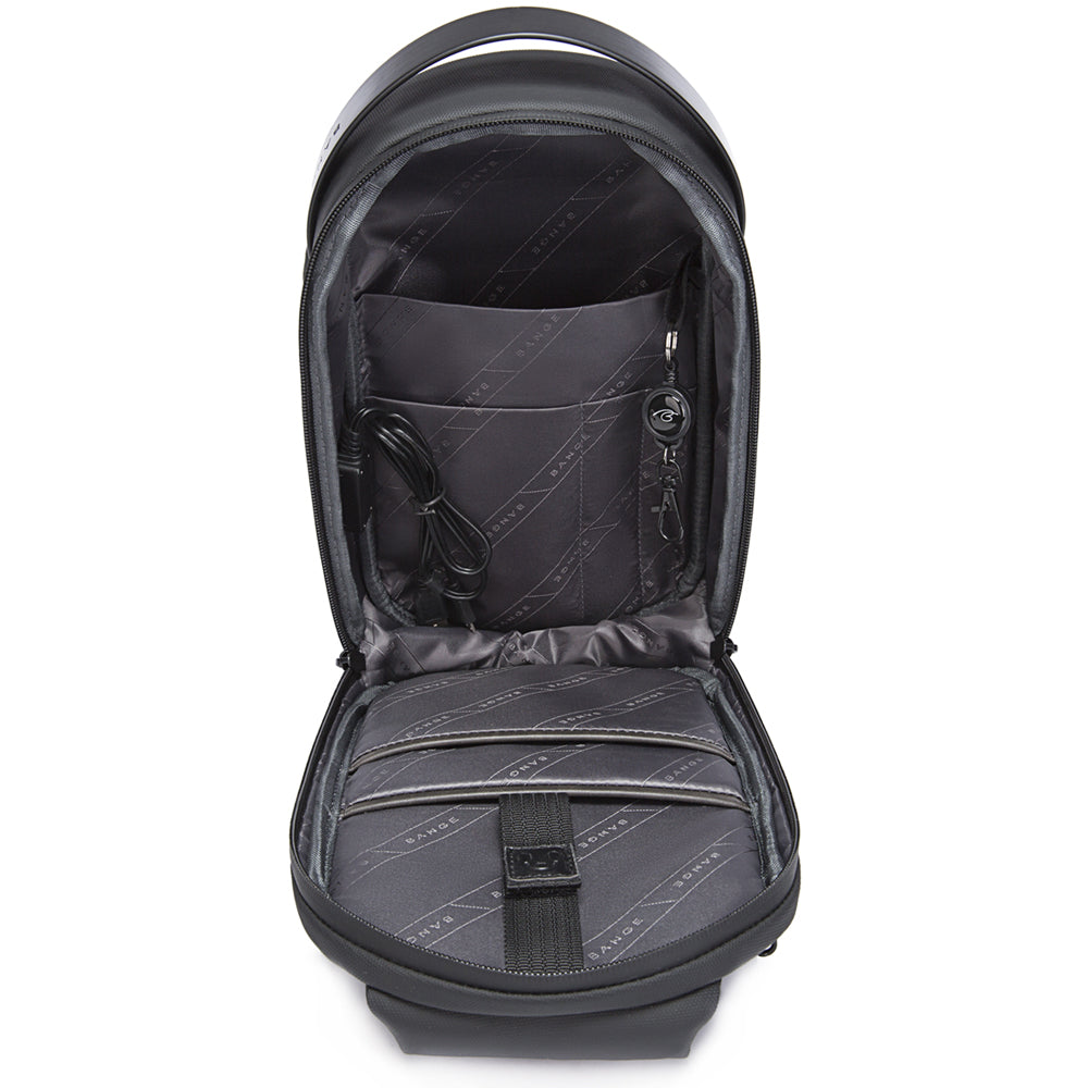 BANGE usb men travel outdoor waterproof portable men small shoulder crossbody sling bag crossbody sling bag